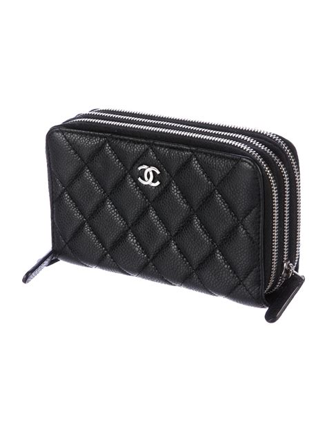 chanel latest zip wallet